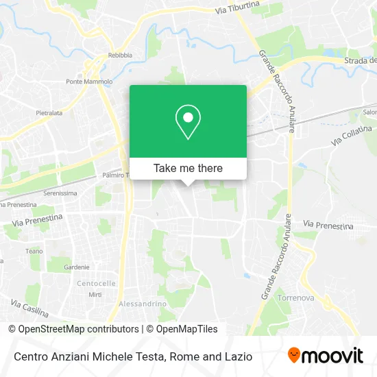 Centro Anziani Michele Testa map