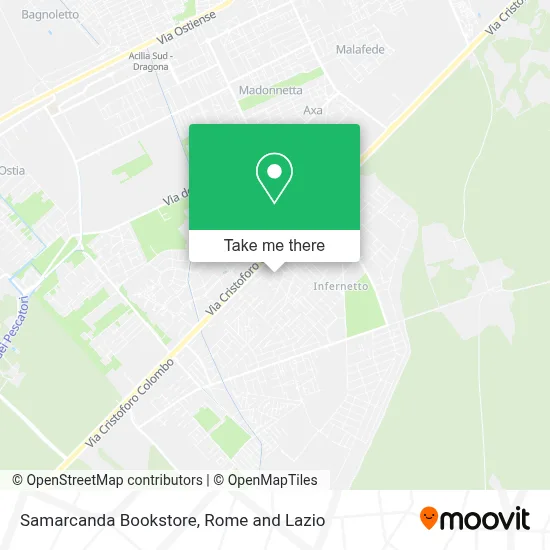 Samarcanda Bookstore map