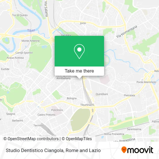 Studio Dentistico Ciangola map