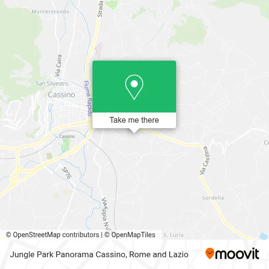 Jungle Park Panorama Cassino map