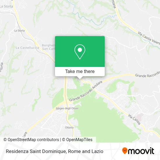 Residenza Saint Dominique map