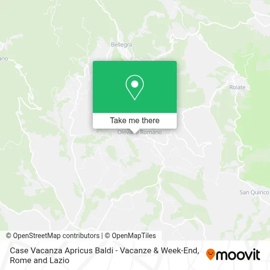 Case Vacanza Apricus Baldi - Vacanze & Week-End map
