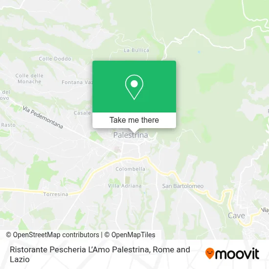Ristorante Pescheria  L’Amo Palestrina map