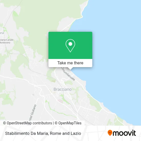 Stabilimento Da Maria map