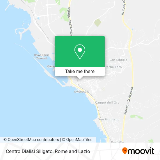 Centro Dialisi Siligato map