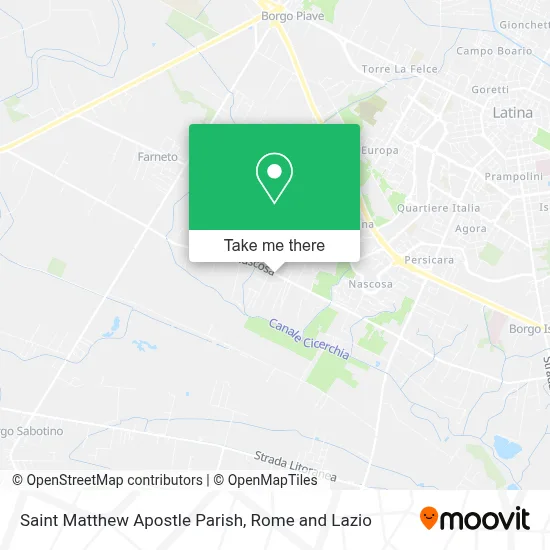 Saint Matthew Apostle Parish map
