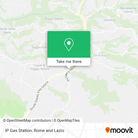 IP Gas Station map