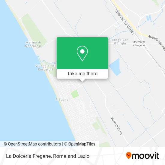 La Dolceria Fregene map