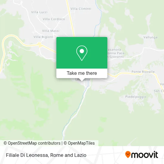 Filiale Di Leonessa map
