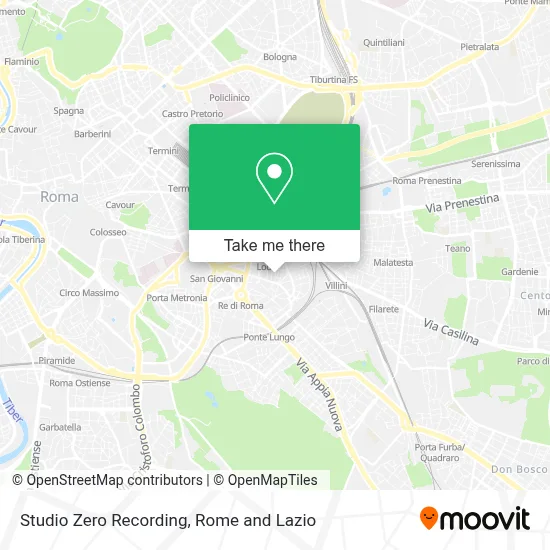 Studio Zero Recording map