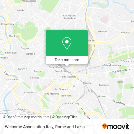 Welcome Association Italy map