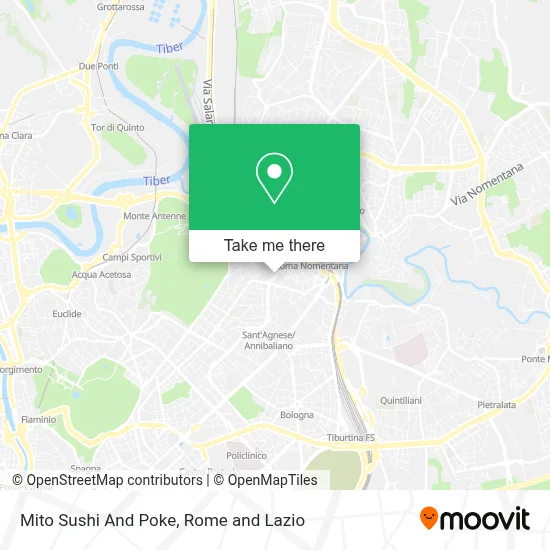 Mito Sushi And Poke map