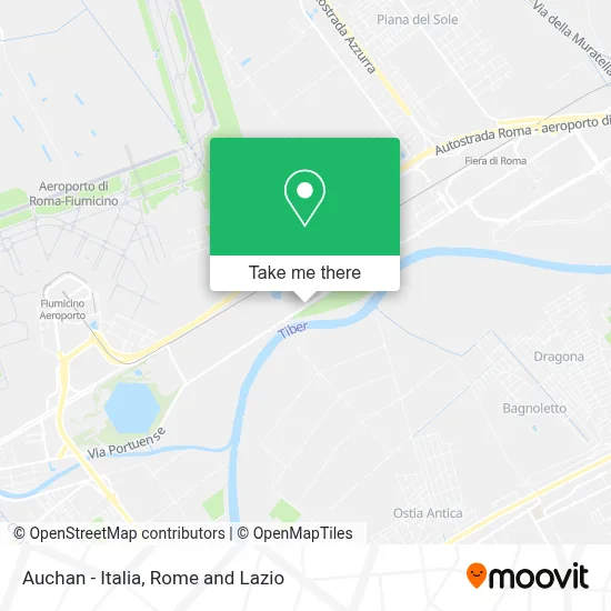 Auchan - Italia map