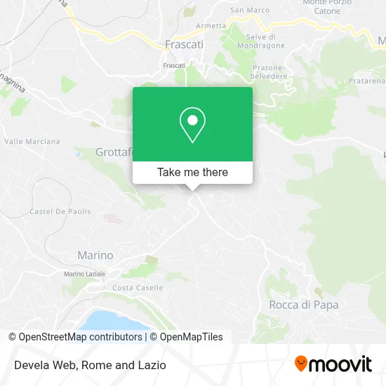 Devela Web map