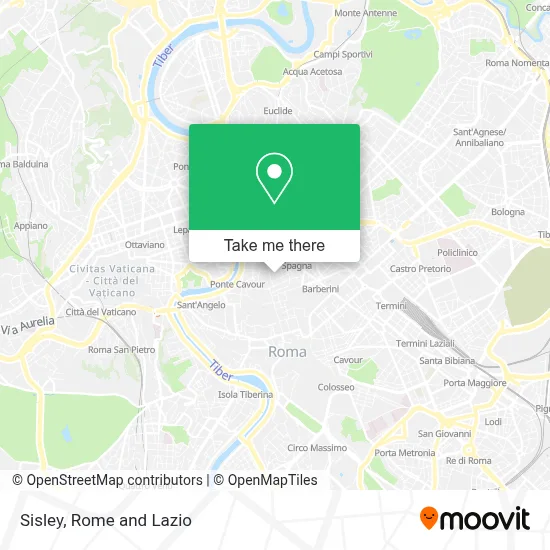 Sisley map