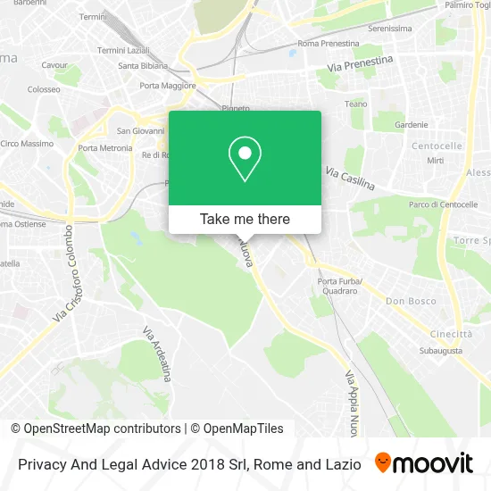 Privacy And Legal Advice 2018 Srl map