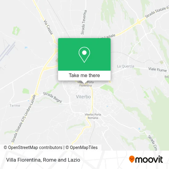 Villa Fiorentina map