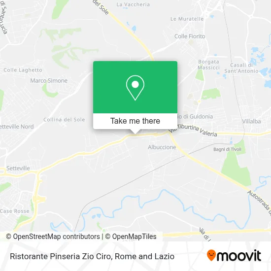 Ristorante Pinseria Zio Ciro map