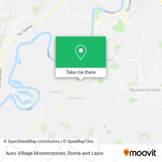 Auto Village Monterotondo map