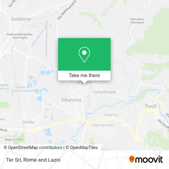 Ter Srl map