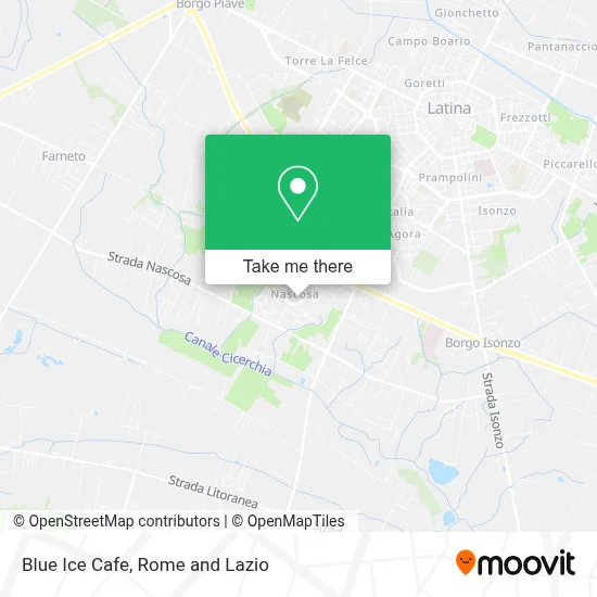 Blue Ice Cafe map