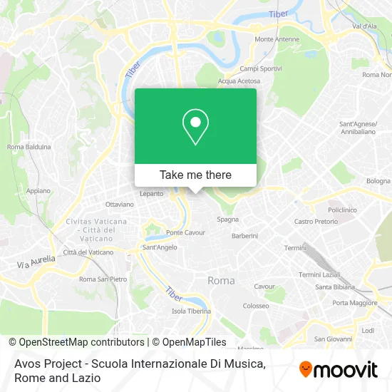 Avos Project - Scuola Internazionale Di Musica map