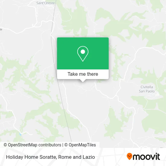 Holiday Home Soratte map