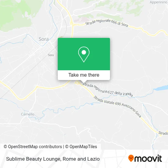 Sublime Beauty Lounge map