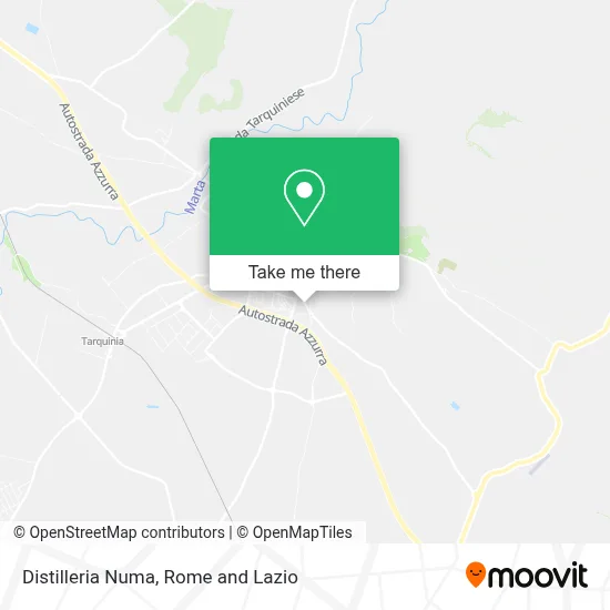 Distilleria Numa map