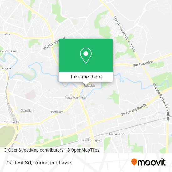Cartest Srl map