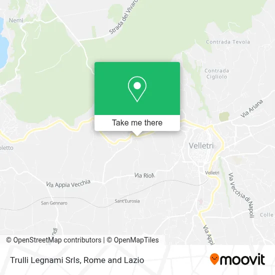 Trulli Legnami Srls map