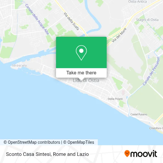 Sconto Casa Sintesi map