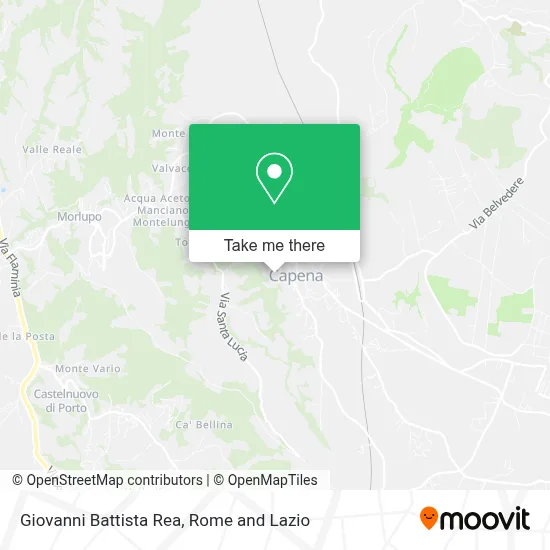 Giovanni Battista Rea map