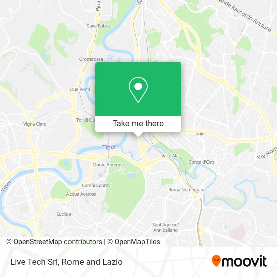 Live Tech Srl map