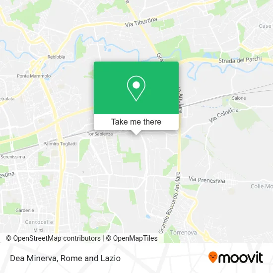 Dea Minerva map