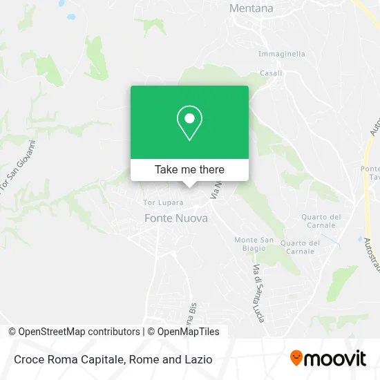 Croce Roma Capitale map