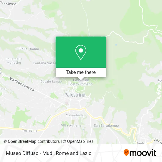 Museo Diffuso - Mudi map
