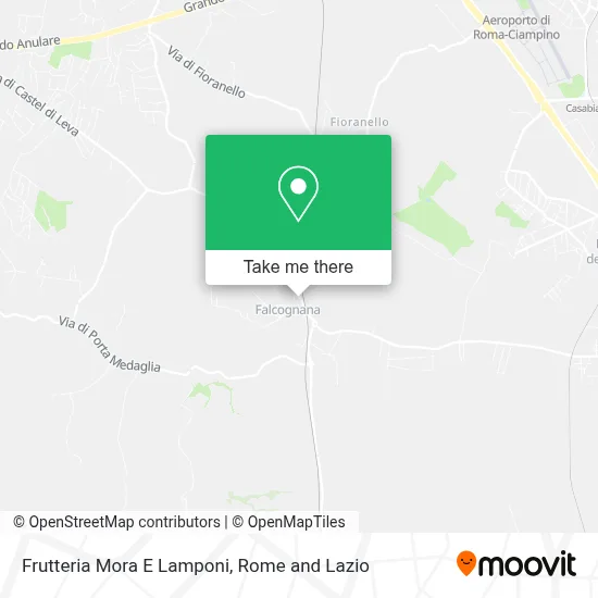 Frutteria Mora E Lamponi map