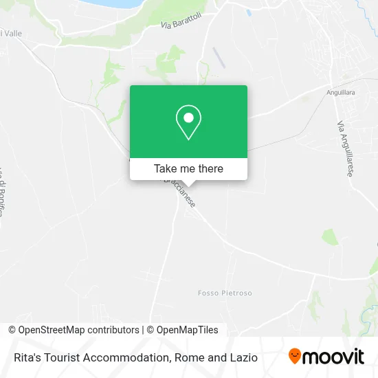 Rita's Tourist Accommodation map