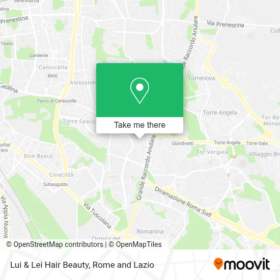 Lui & Lei Hair Beauty map