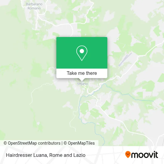 Hairdresser Luana map