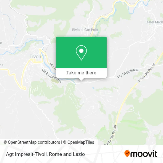 Agt Impresit-Tivoli map