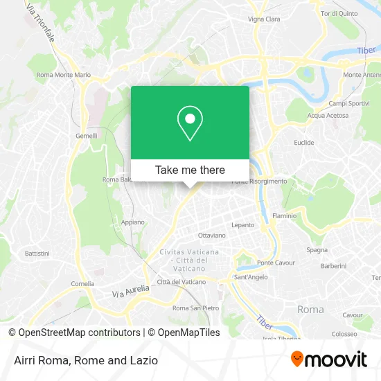 Airri Roma map