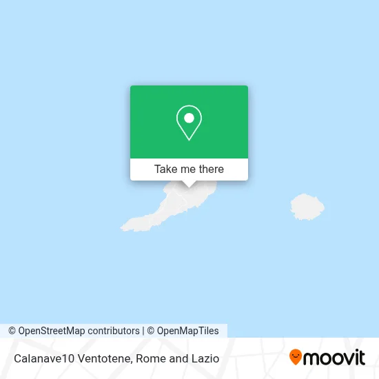 Calanave10 Ventotene map