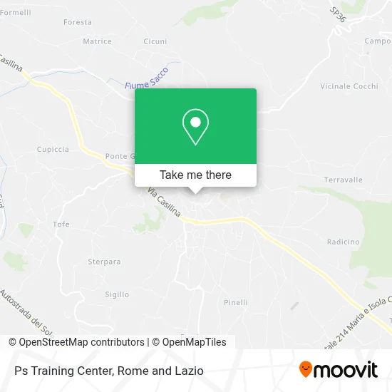 Ps Training Center map