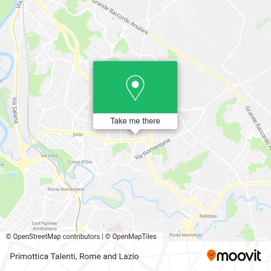 Primottica Talenti map