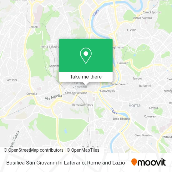 Basilica San Giovanni In Laterano map