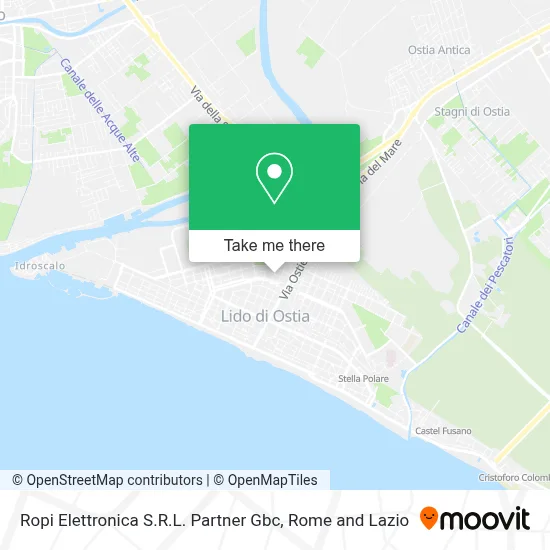 Ropi Elettronica S.R.L. Partner Gbc map