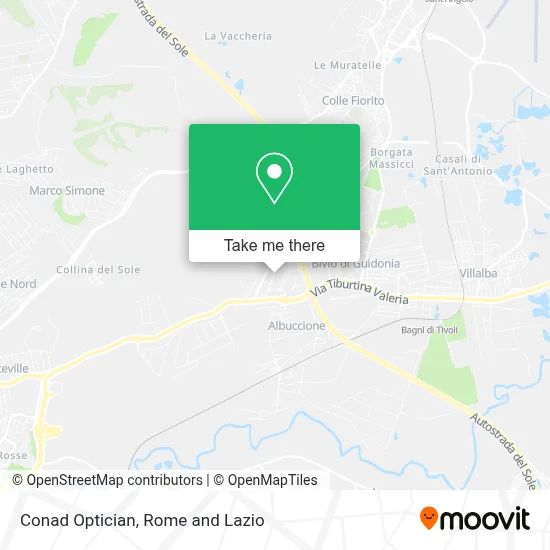 Conad Optician map