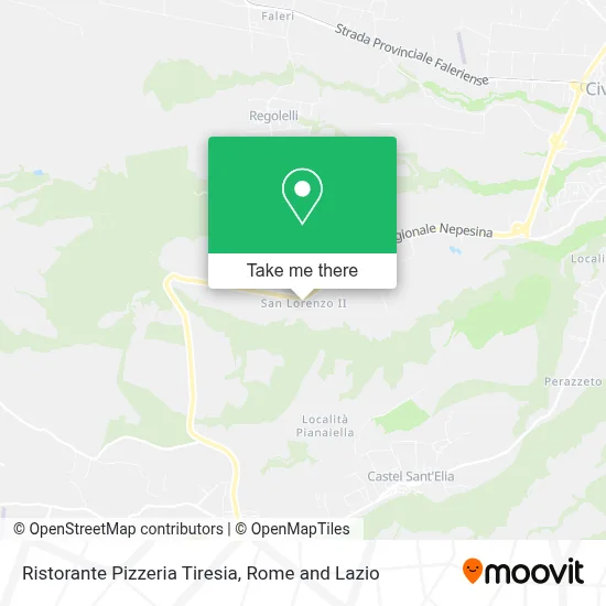 Ristorante Pizzeria Tiresia map